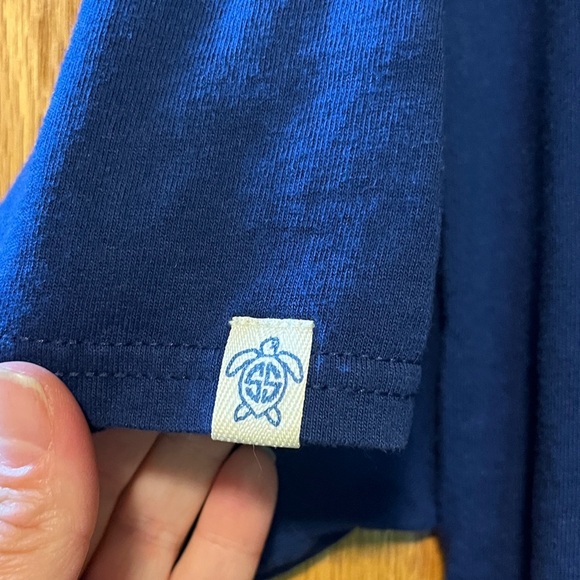 Simply Southern Navy Tee with Yellow Emblem - Picture 7 of 8